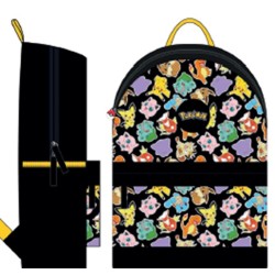 Sac à Dos - Pokemon - Pikachu - Lovely Pokemon Days - Noir