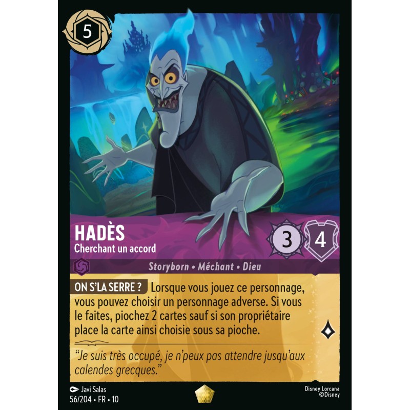 Hades — Looking for a Deal — Whispers in the Well — 56 — Holo — NM