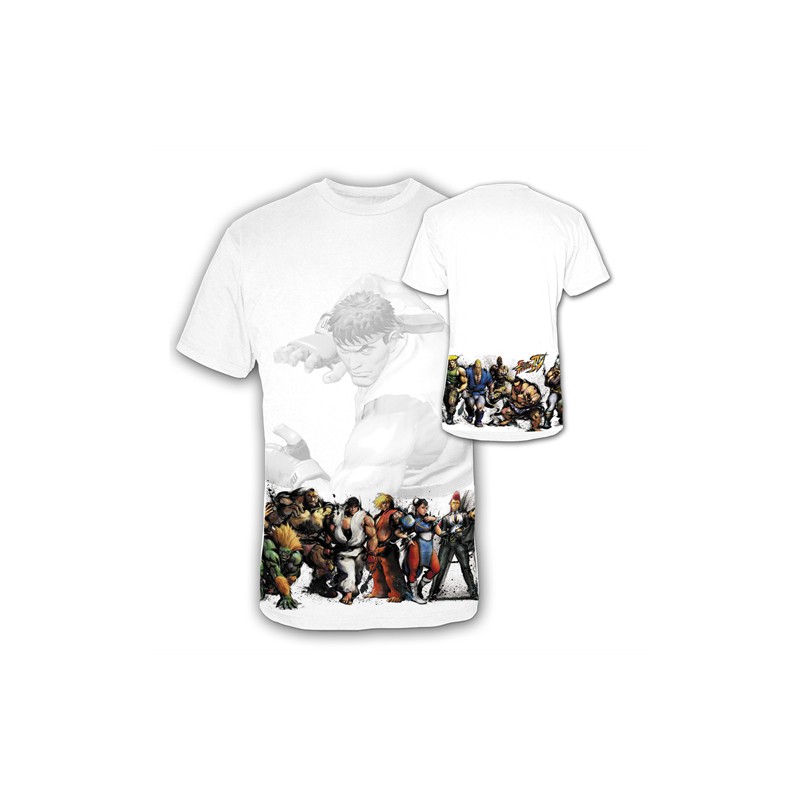 T-shirt - Street Fighter - Personnages - XL