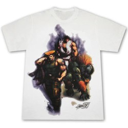 T-shirt - Street Fighter - Blanka, Ryu & Guile - L