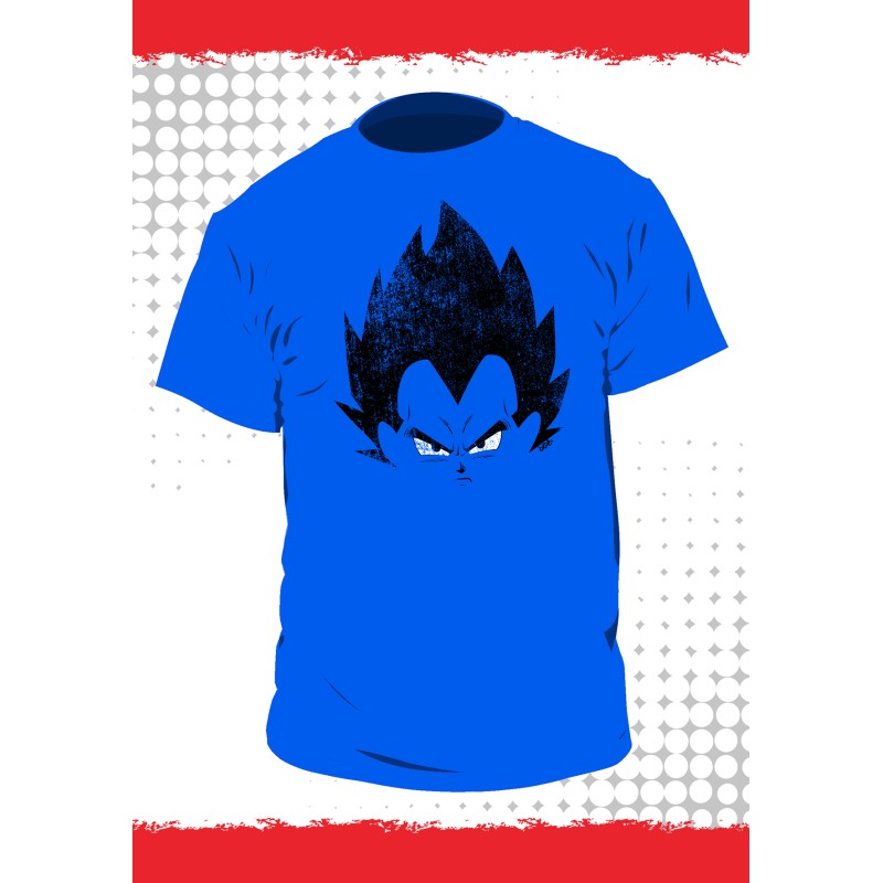 T-shirt - Dragon Ball - Vegeta - Bleu - M