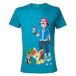 T-shirt - Pokemon - Sacha & Starters - XS