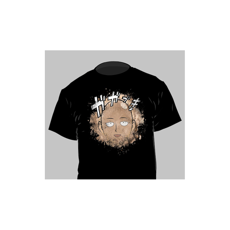 T-shirt - One Punch Man - Saitama - Noir - XL