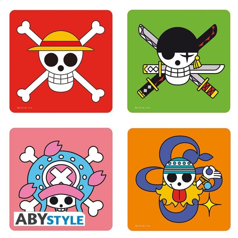 Sous-verre - One Piece - Skulls