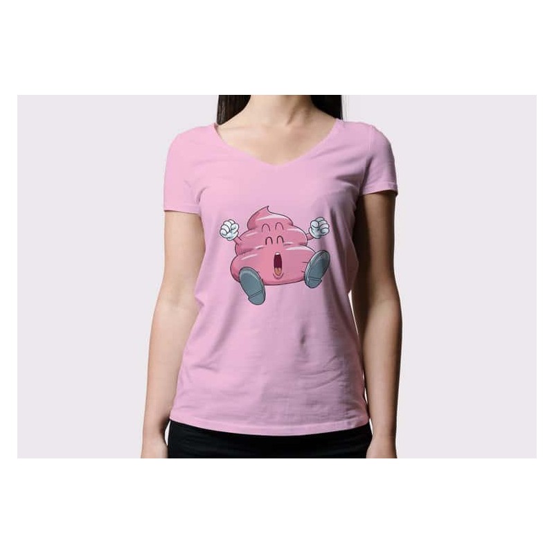 T-shirt - Dr. Slump - Pink Poo - S