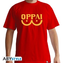 T-shirt - One Punch Man - Oppai - Rouge - M