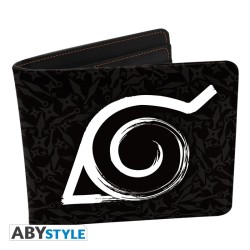 Porte-monnaie - Naruto - Konoha - Noir