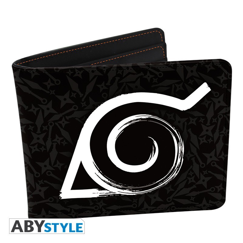 Porte-monnaie - Naruto - Konoha - Noir