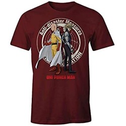 T-shirt - One Punch Man - Anti-Disaster Measures - Noir - M
