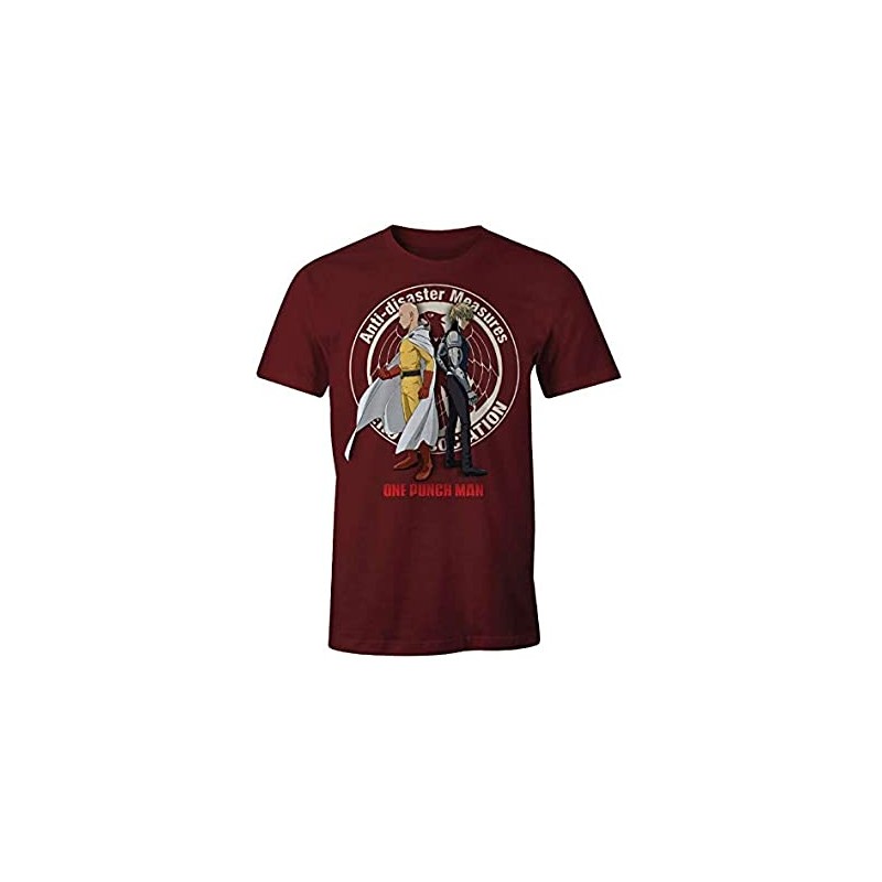 T-shirt - One Punch Man - Anti-Disaster Measures - Noir - M