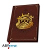 Carnet - One Piece - Skull - Marron