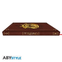 Carnet - One Piece - Skull - Marron