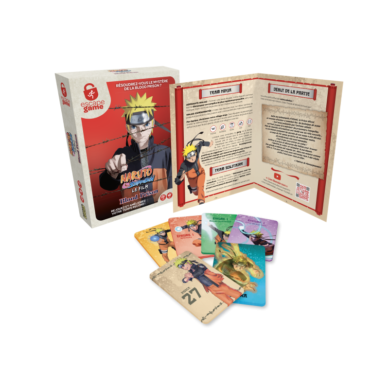 Jeu de société - Coopératif - Casse Tête/Réflexion - Escape game - Naruto - Naruto - Blood Prison - Français