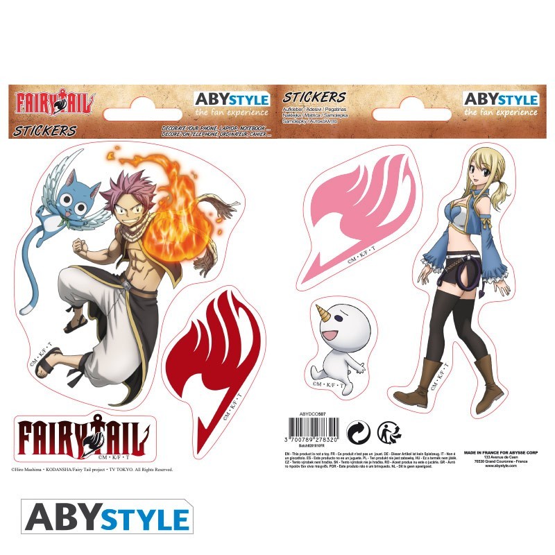 Stickers - Fairy Tail - Natsu & Lucy