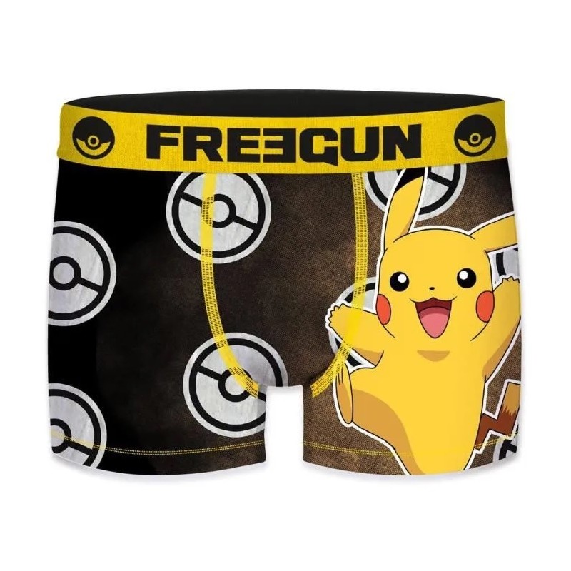 Boxer - Pokemon - Pikachu - Noir - M