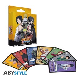 Jeu de cartes - Classique - Familial - Pour enfants - 7 familles - Naruto - Shippuden - Français