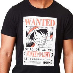 T-shirt - One Piece - Monkey D. Luffy - Noir - 8 ans