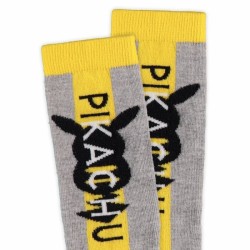 Chaussettes - Pokemon - Pikachu - Gris - 35/38