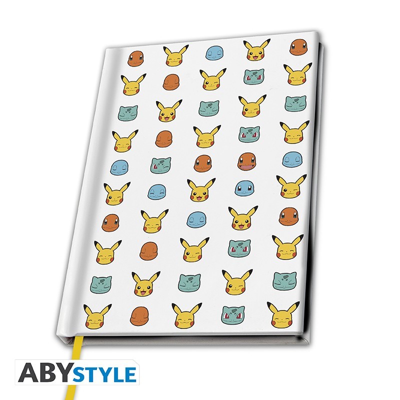 Carnet - Pokemon - Starters - Blanc