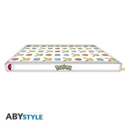 Carnet - Pokemon - Starters - Blanc