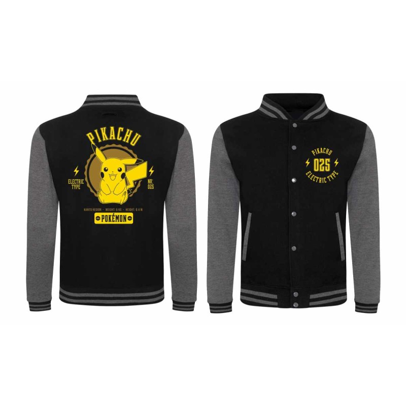 Blouson - Pokemon - Pikachu - Noir - S