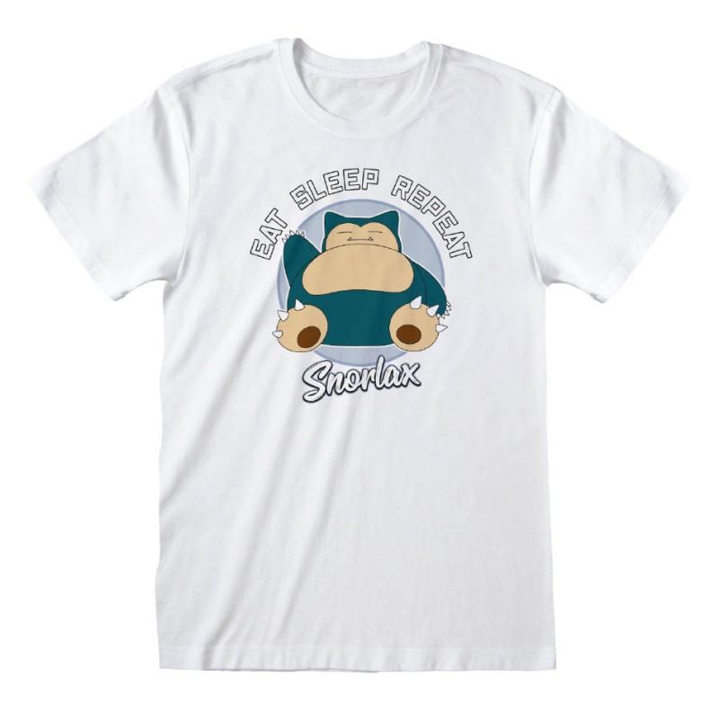 T-shirt - Pokemon - Ronflex - Blanc - M