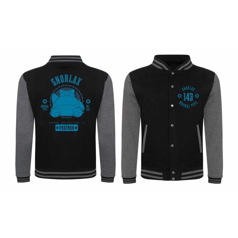 Blouson - Pokemon - Ronflex - Noir - XL