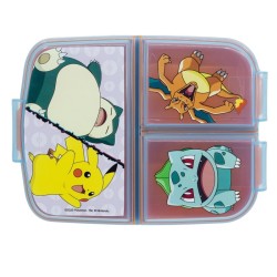 Boîte à repas - Pokemon - Attrapez-les Tous - Multi compartiments