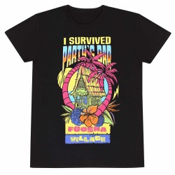 T-shirt - One Piece - Partys Bar - Noir - S