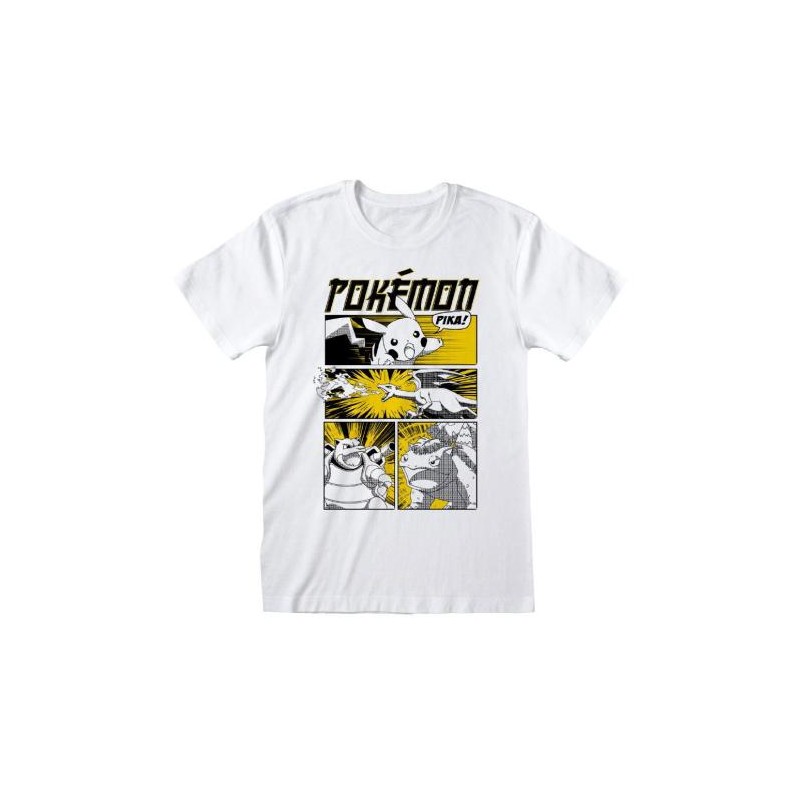 T-shirt - Pokemon - Anime Style Cover - Blanc - XL