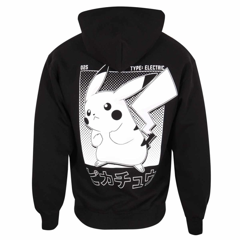 Sweat - Pokemon - Pikachu - Noir - S