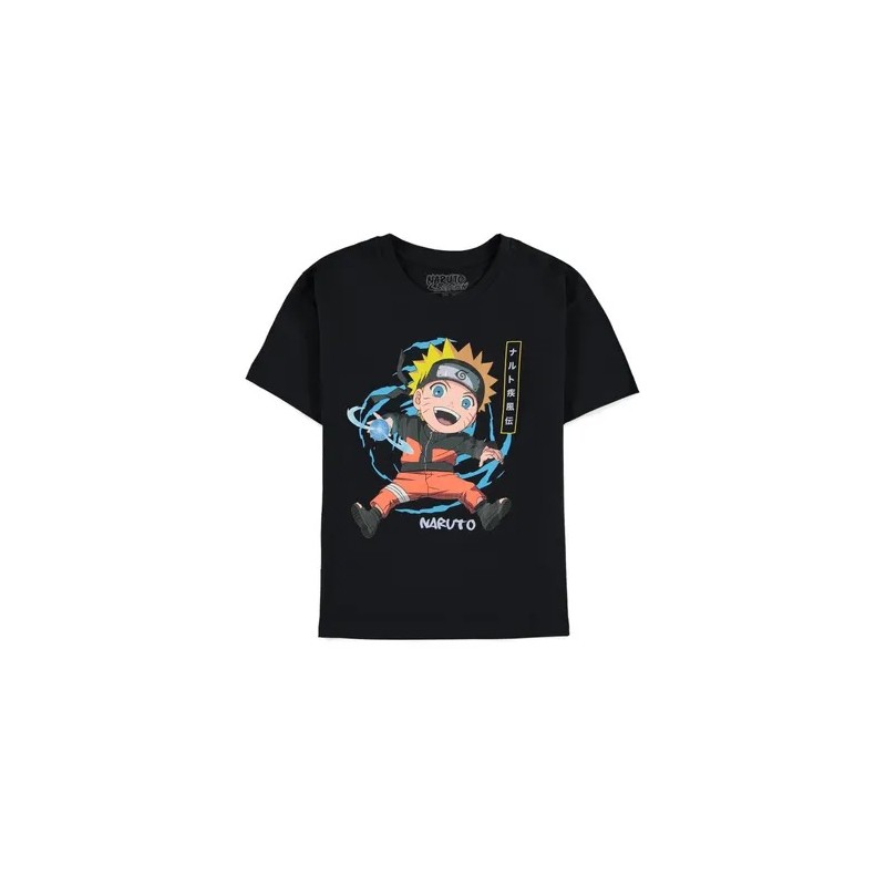T-shirt - Naruto - Naruto Uzumaki - Noir - 122-128 ans