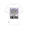 T-shirt - One Piece - Équipage - Blanc - XL