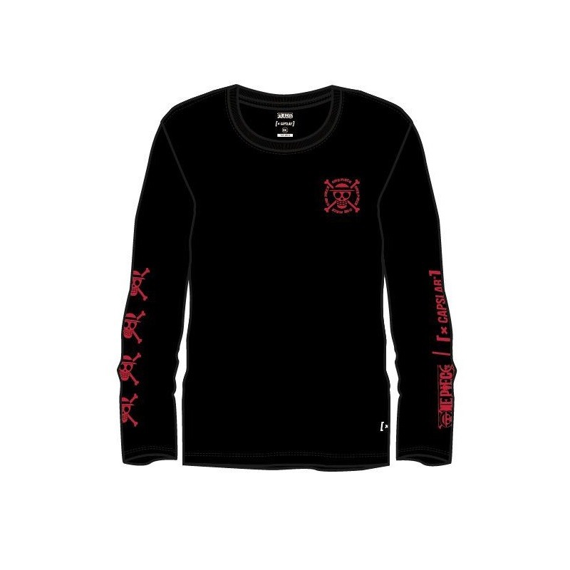 Pull - One Piece - Monkey D. Luffy - Noir - XL