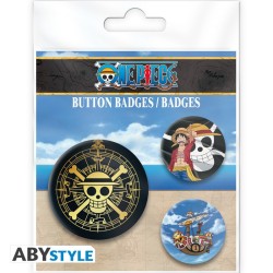 Badge - One Piece - Skull & Luffy