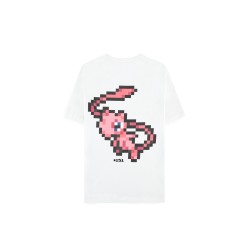 T-shirt - Pokemon - Mew - Pixel - Blanc - L