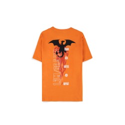 T-shirt - Pokemon - Dracaufeu - Orange - M