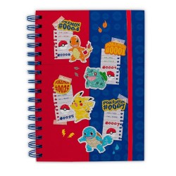 Carnet - Pokemon - Starters & Pikachu