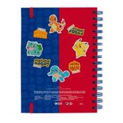 Carnet - Pokemon - Starters & Pikachu