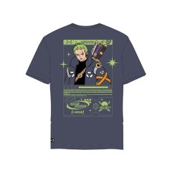 T-shirt - One Piece - Roronoa Zoro - Bleu - XL