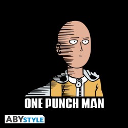 T-shirt - One Punch Man - Saitama - Noir - XL