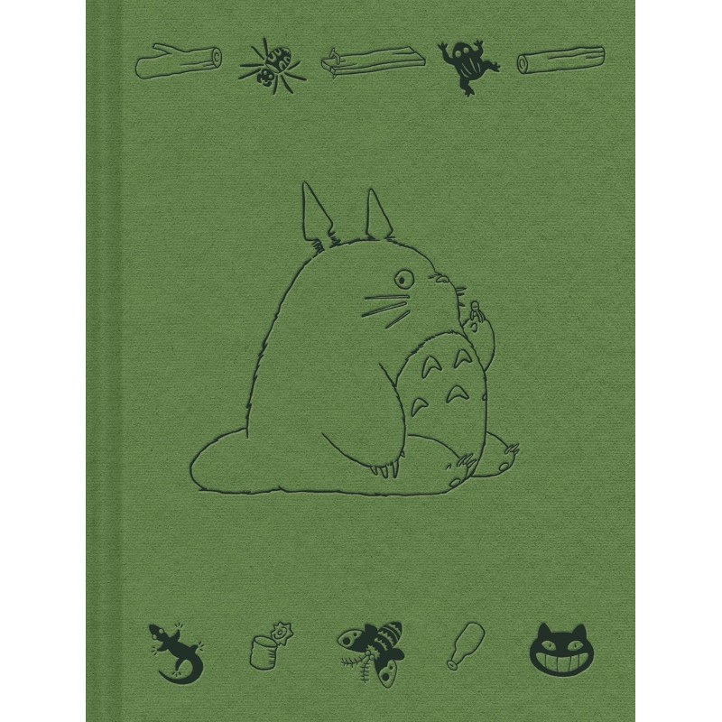 Carnet - Mon Voisin Totoro - Totoro gris - Vert