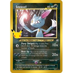 Sneasel — Collection Classique30ᵉ Anniversaire — 007 — Holo — NM
