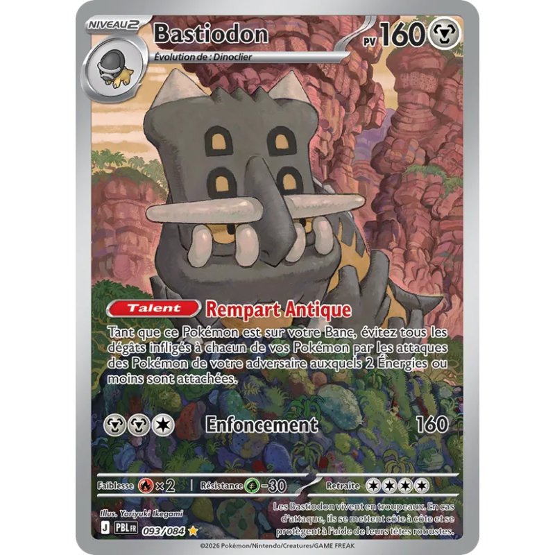 Bastiodon — Nuit Noire — 093 — Holo — NM
