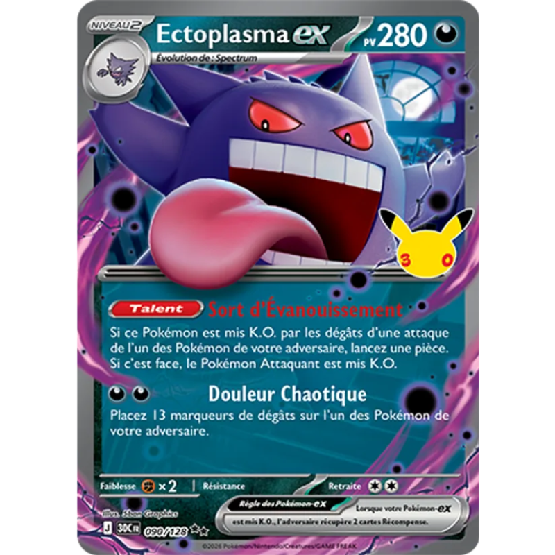 Ectoplasma-ex — 30ᵉ Anniversaire — 090 — Holo — NM