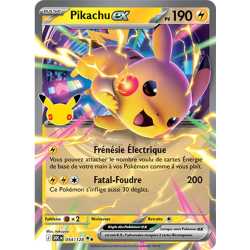 Pikachu-ex — 30ᵉ Anniversaire — 054 — Holo — NM