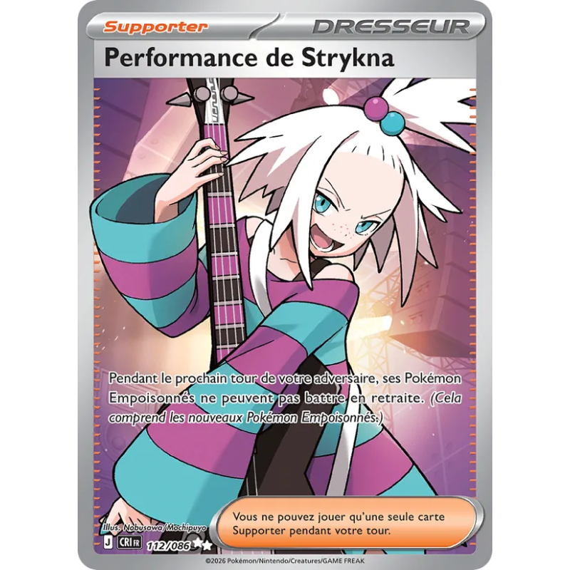 Performance de Strykna — Chaos Ascendant — 112 — Holo — NM