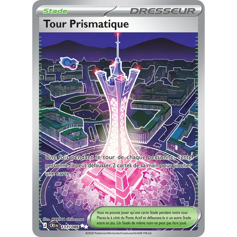 Tour Prismatique — Chaos Ascendant — 111 — Holo — NM