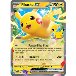 Pikachu-ex — 30ᵉ Anniversaire — 053 — Holo — NM