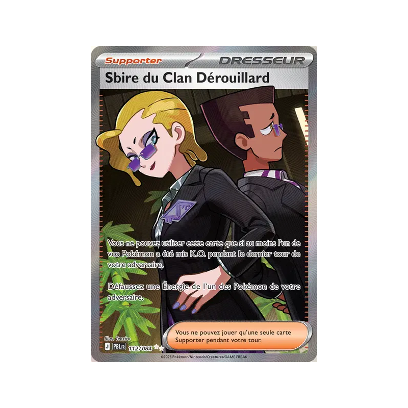 Sbire du Clan Dérouillard — Nuit Noire — 112 — Holo — NM